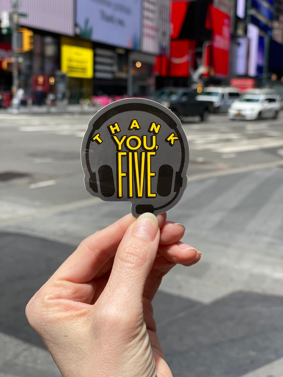Thank You, Five Sticker