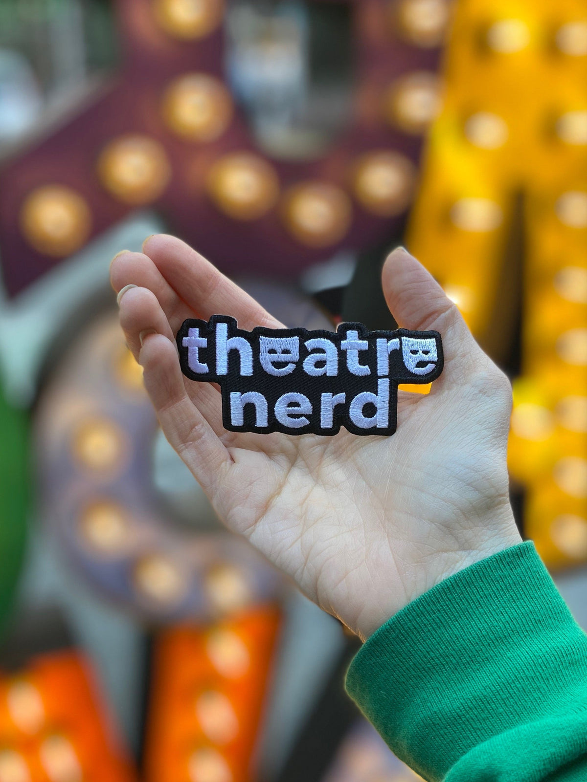 Theatre Nerd Embroidered Patch