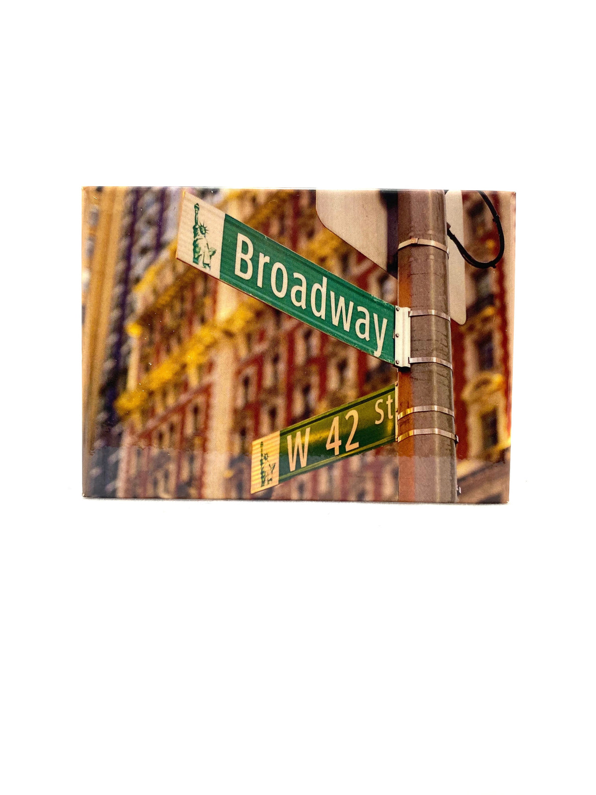 Street Sign Broadway Photo Magnet