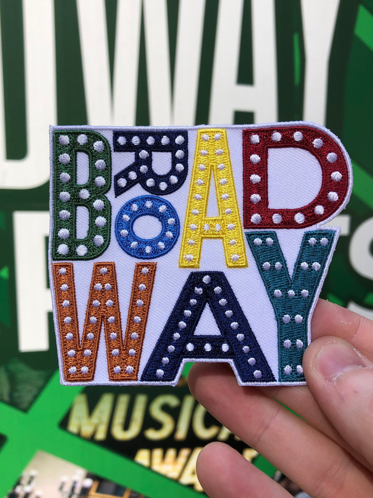 Broadway Embroidered Patch