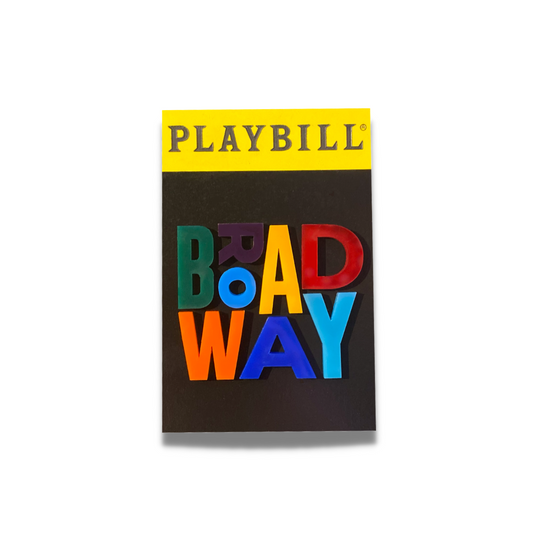 Playbill Wooden Magnet