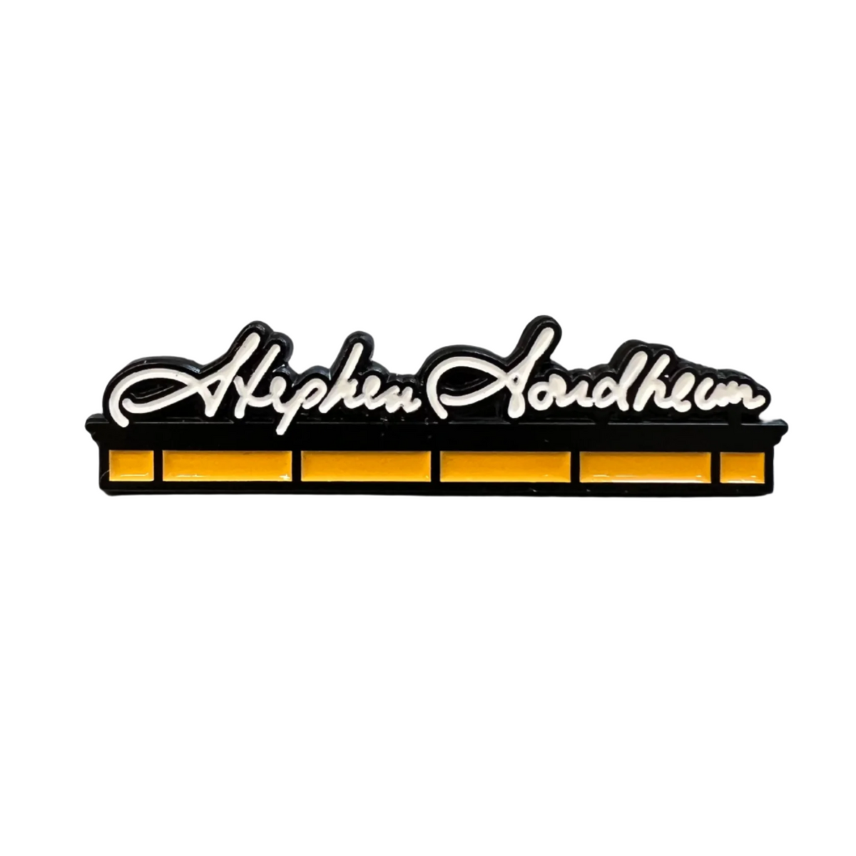 Stephen Sondheim Marquee Enamel Pin